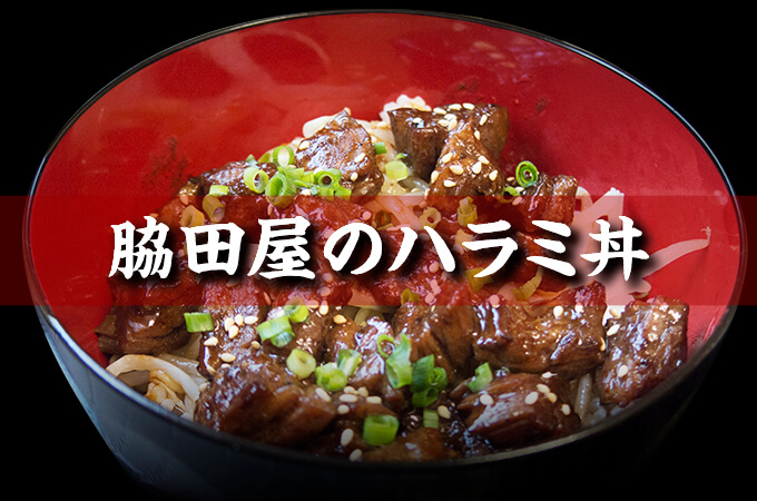 脇田屋特製ハラミ丼